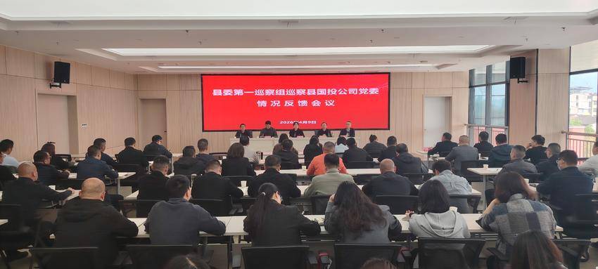 谷城县委第一巡察组向县国投公司党委反馈巡察情况