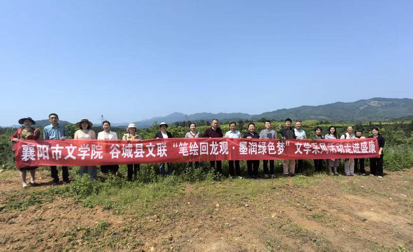 “笔绘回龙观·墨润绿色梦” 文学采风活动走进谷城县盛康镇 