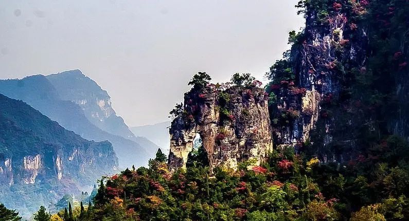 国庆假期九路寨景区给你点颜色瞧瞧