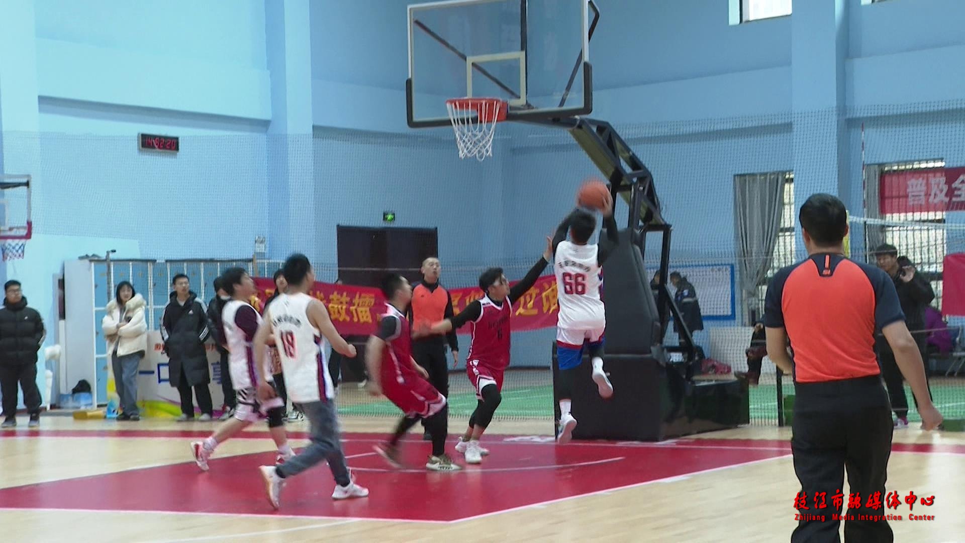 迎篮而上马家店街道举办首届和美乡村篮球赛