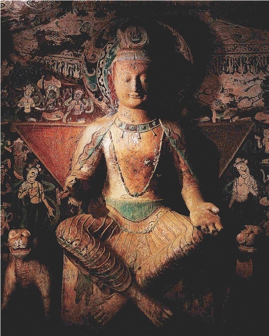 曹衣出水异域风敦煌莫高窟雕塑十六国北朝风格欣赏