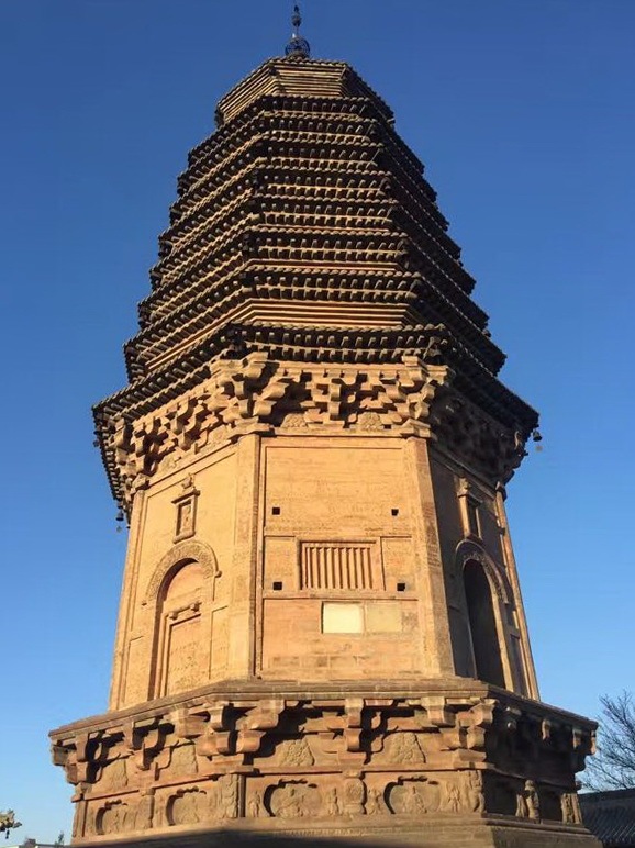 山西古塔大观圆觉寺塔