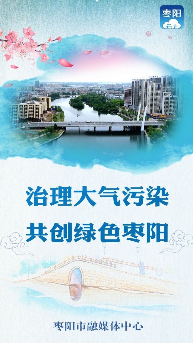 公益广告治理大气污染共建绿色枣阳