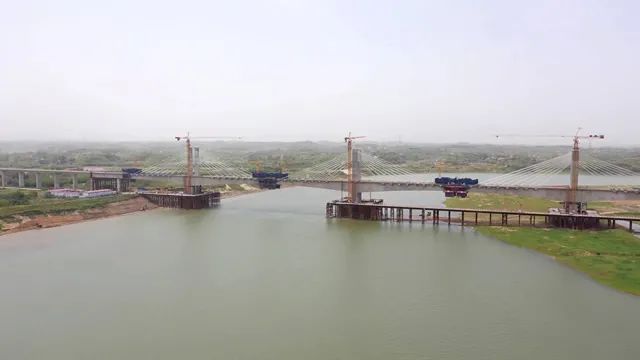 黄黄高铁控制性工程巴河特大桥成功合龙