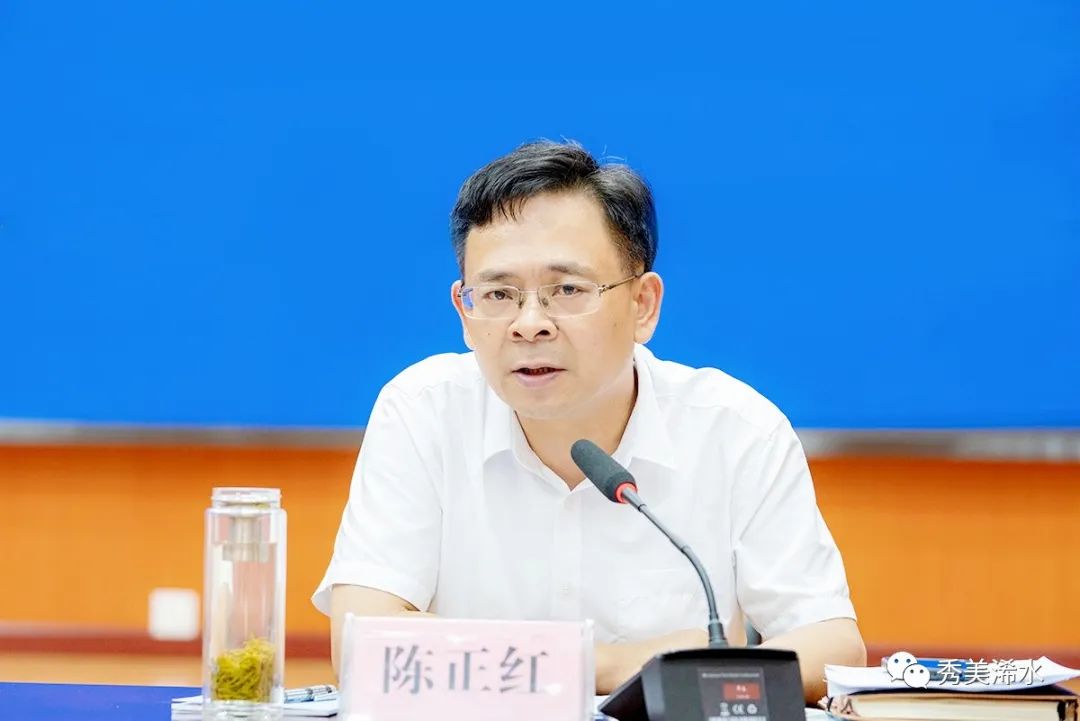 县委副书记,县长,县防汛抗旱指挥部指挥长陈正红安排部署下阶段防汛