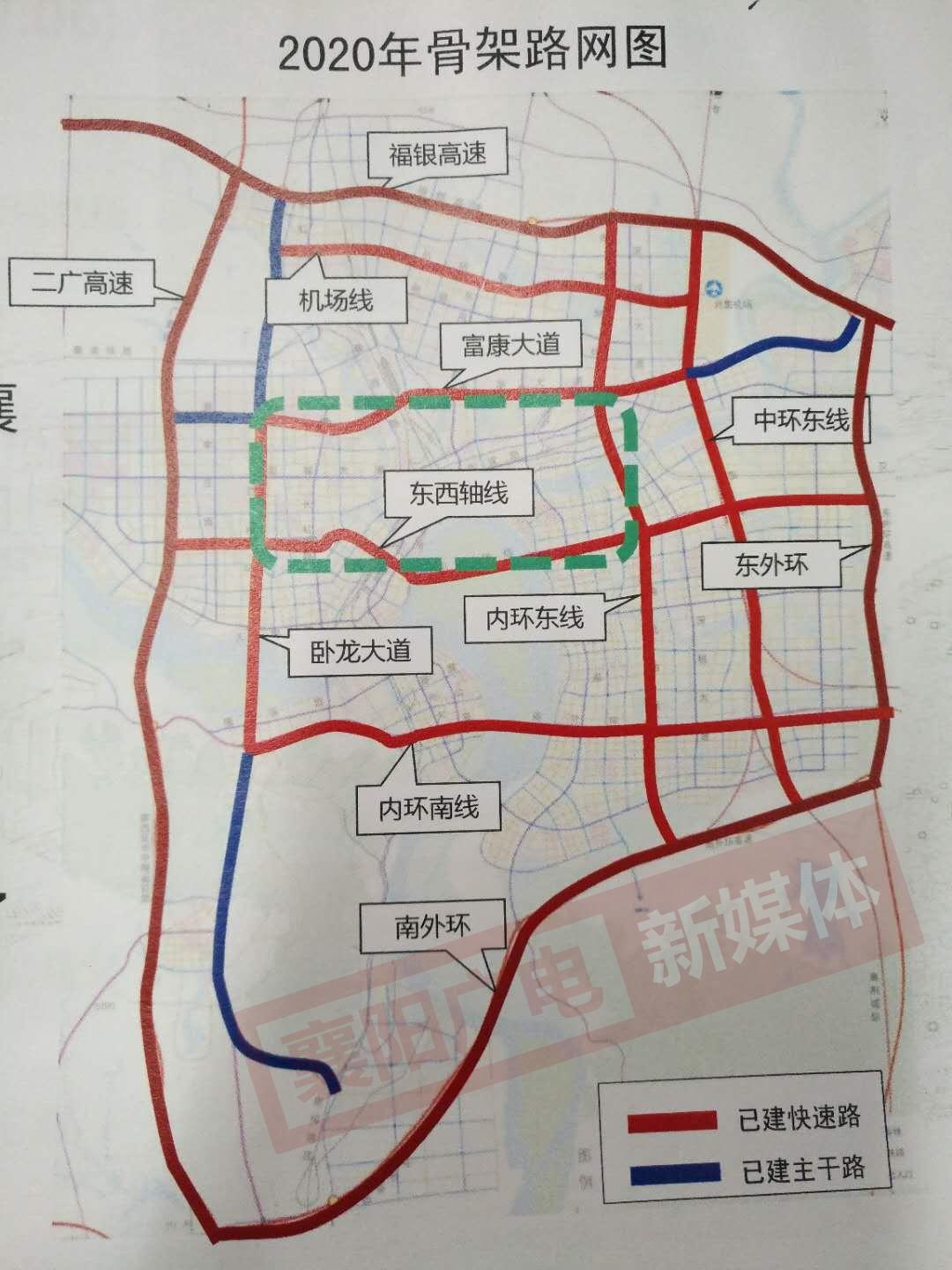 内环线即将改造襄阳市区将形成半小时城市交通圈