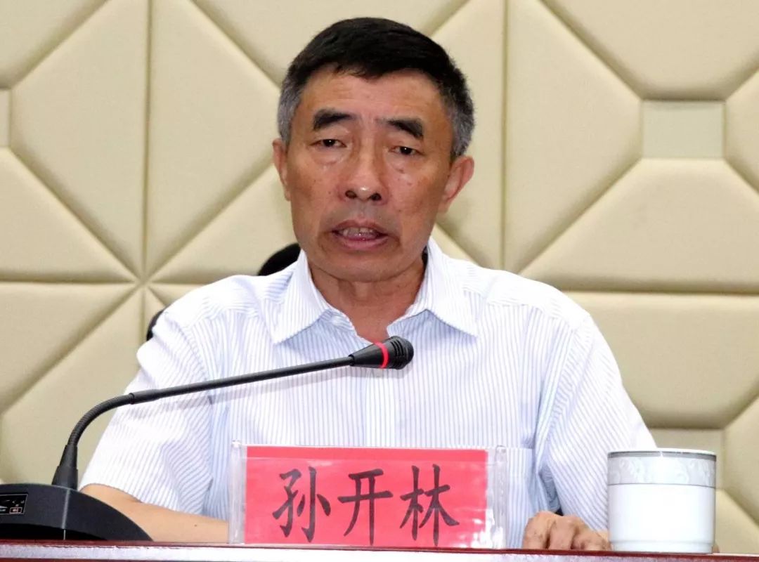 6月19日,村党委书记,村主任孙开林在"三区三边三场"治理动员大会上