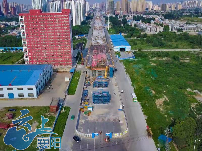 襄阳东西轴线全线进入施工阶段