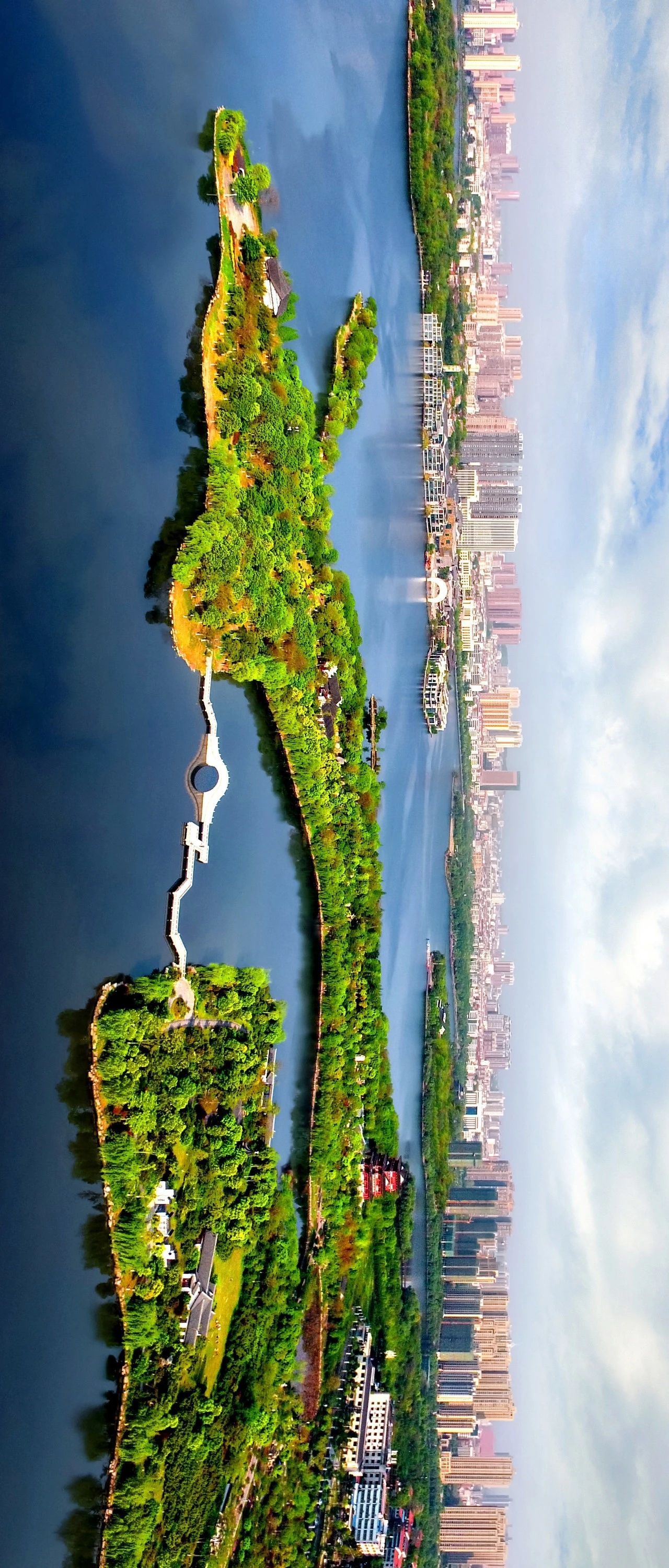 黄石磁湖  何戈摄(请横屏观看)磁湖,遗爱湖,洋澜湖等城中湖给城市