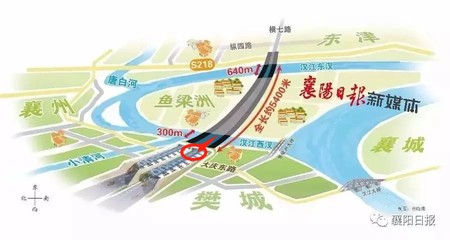 東西軸線西接襄荊高速公路,沿中原西路經大李溝,清河路,上跨焦柳鐵路