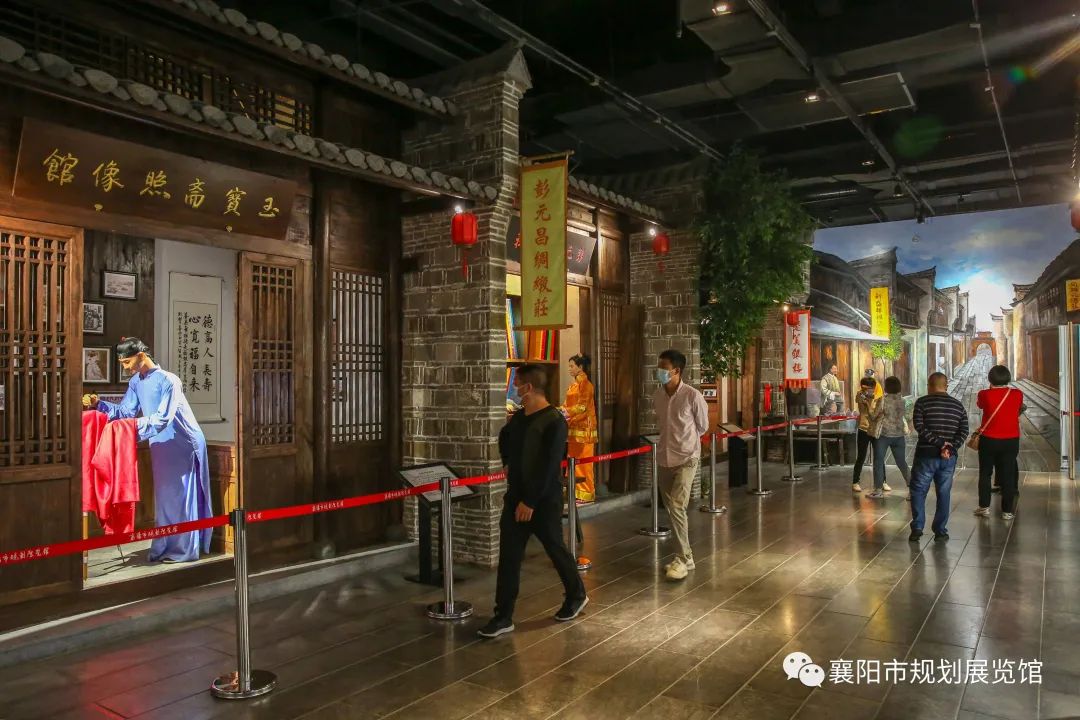 襄阳市规划展览馆"复原"襄阳古城老街.