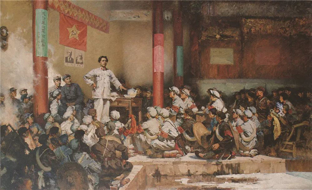 美术作品助力党史教育古田会议