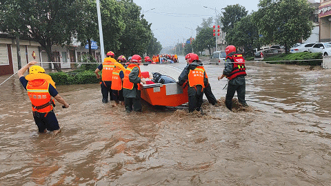 河南许昌洪水图片