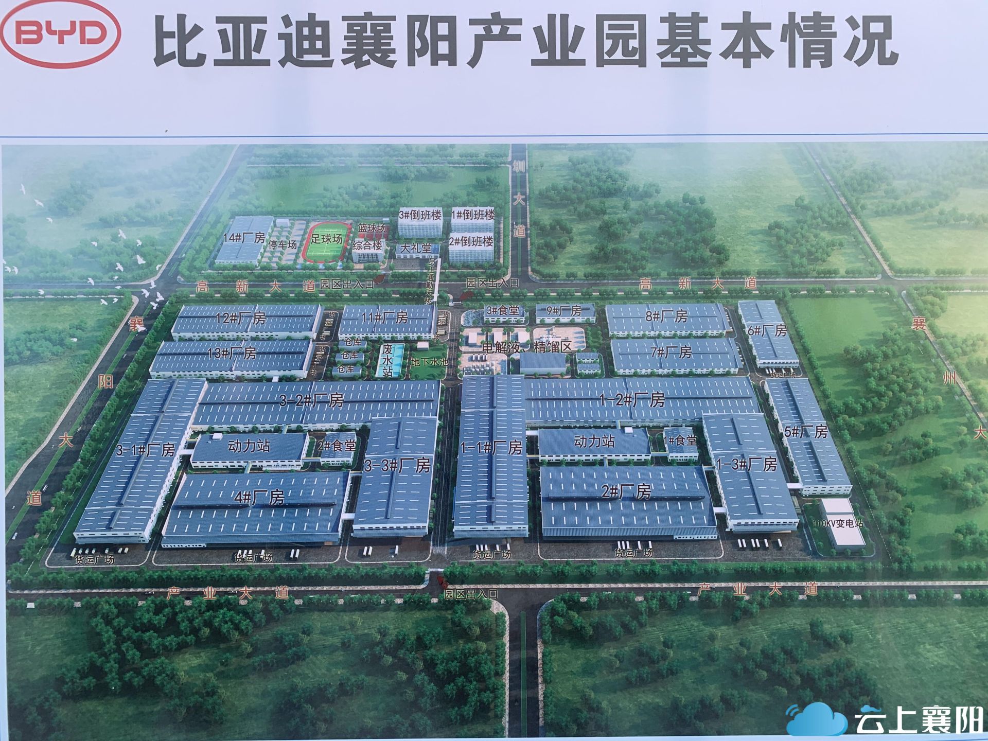 超级工厂万人园区比亚迪襄阳产业园长这样