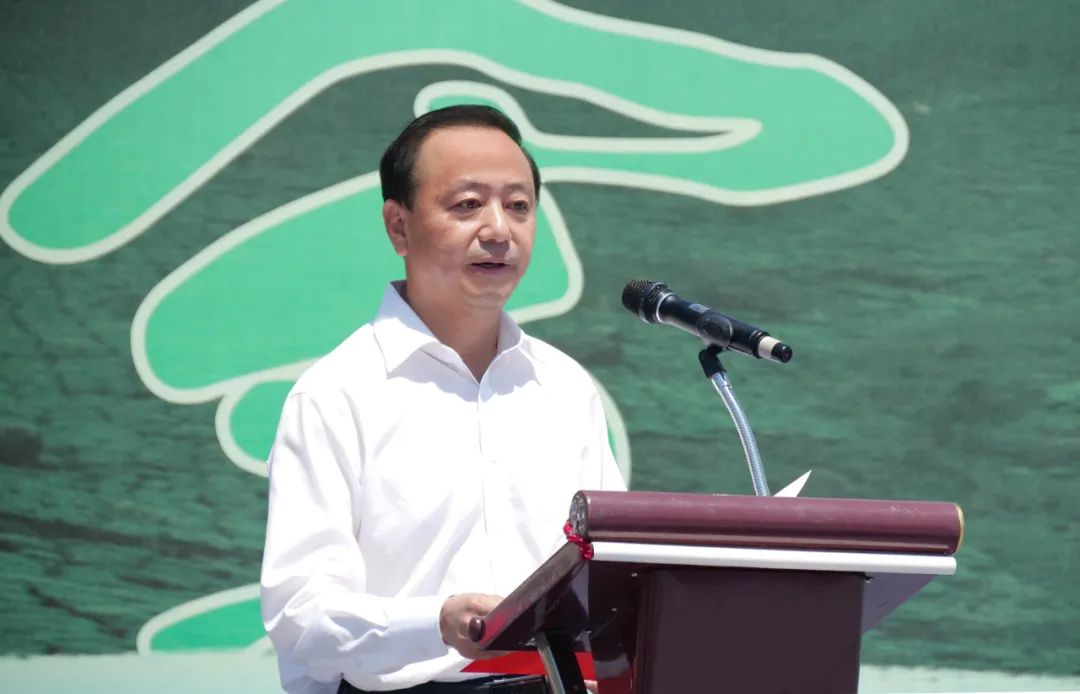 南漳县委副书记,县长陈栋致辞南漳县委书记罗兴斌宣布"南漳县2022年有