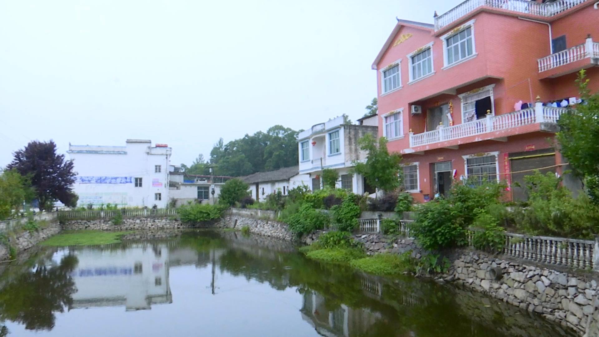 青石镇青石岭村三化同步建设乡村美景入画来