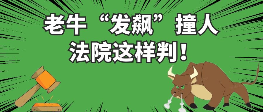 蕲春法院老牛发飙撞人法院这样判