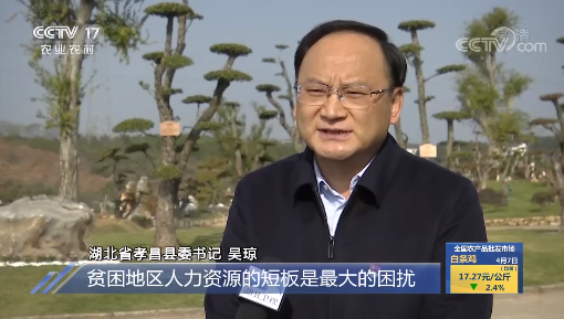 "贫困地区人力资源的短板是最大的困扰,孝昌县积极筑巢引凤,搭建创新