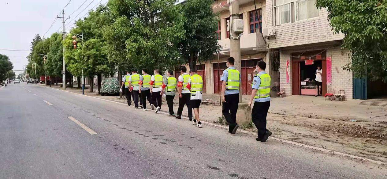 孝昌县花西乡治安巡逻队为群众撑起保护伞