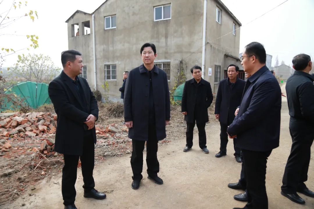 云梦县领导督办园区征地拆迁及安置工作