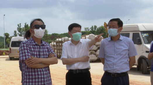 徐仕新一行先后来到潘家湾村三组,余码头泵站,潘家湾镇平安洲蔬菜基地