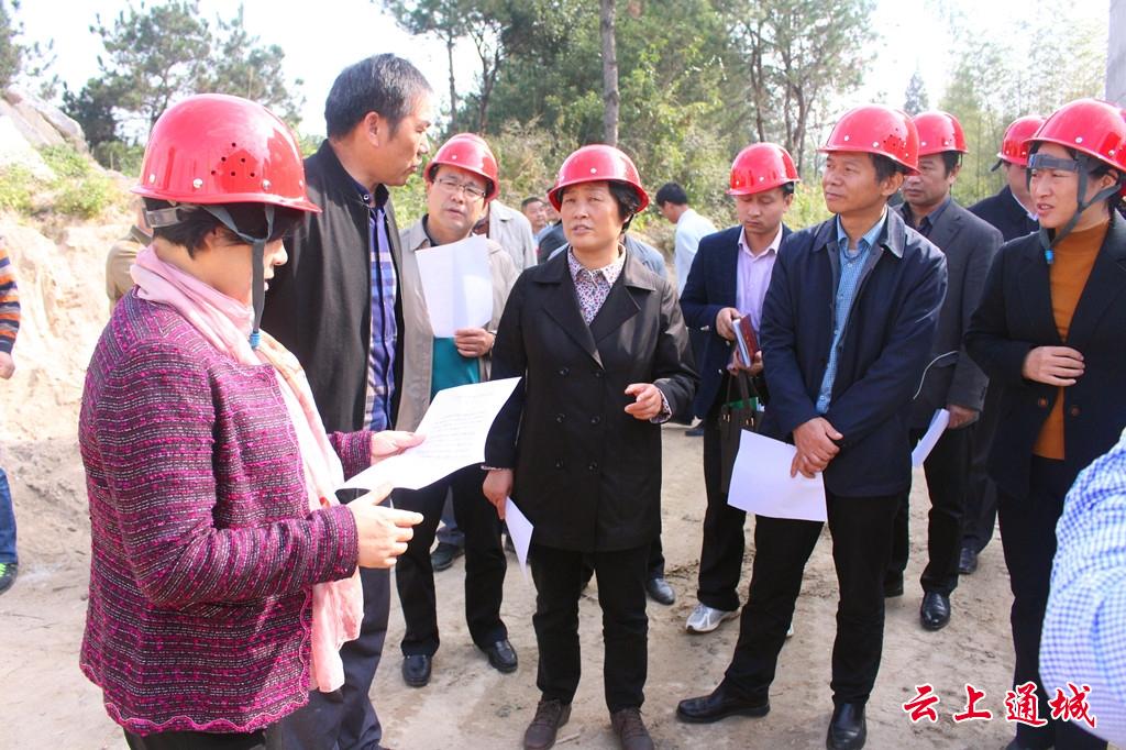 汪凡非来我县调研精准扶贫和高标准农田建设工作