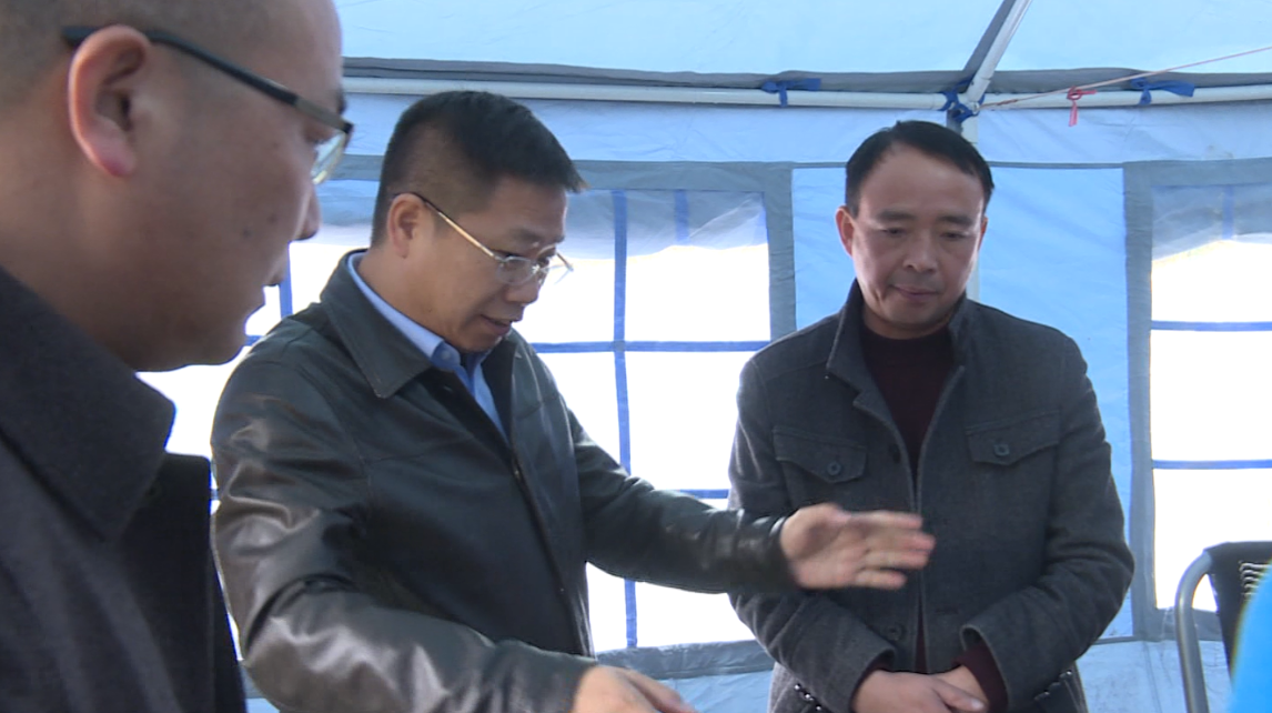 汪凡非来我县检查非洲猪瘟防控工作