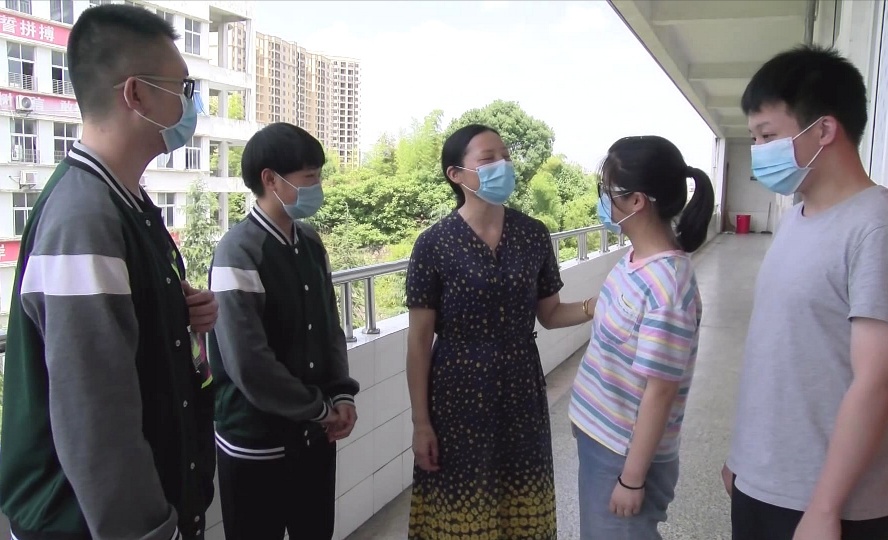 通城一中:高考倒计时,师生备战忙