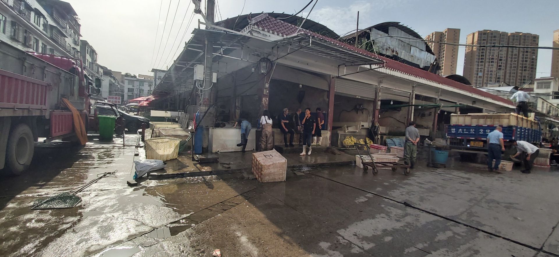 通城农贸市场脏乱差市民对此有意见