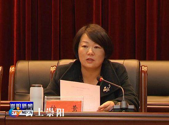 县委常委,常务副县长程冰野代表县政府党组作年度述职述廉述法报告