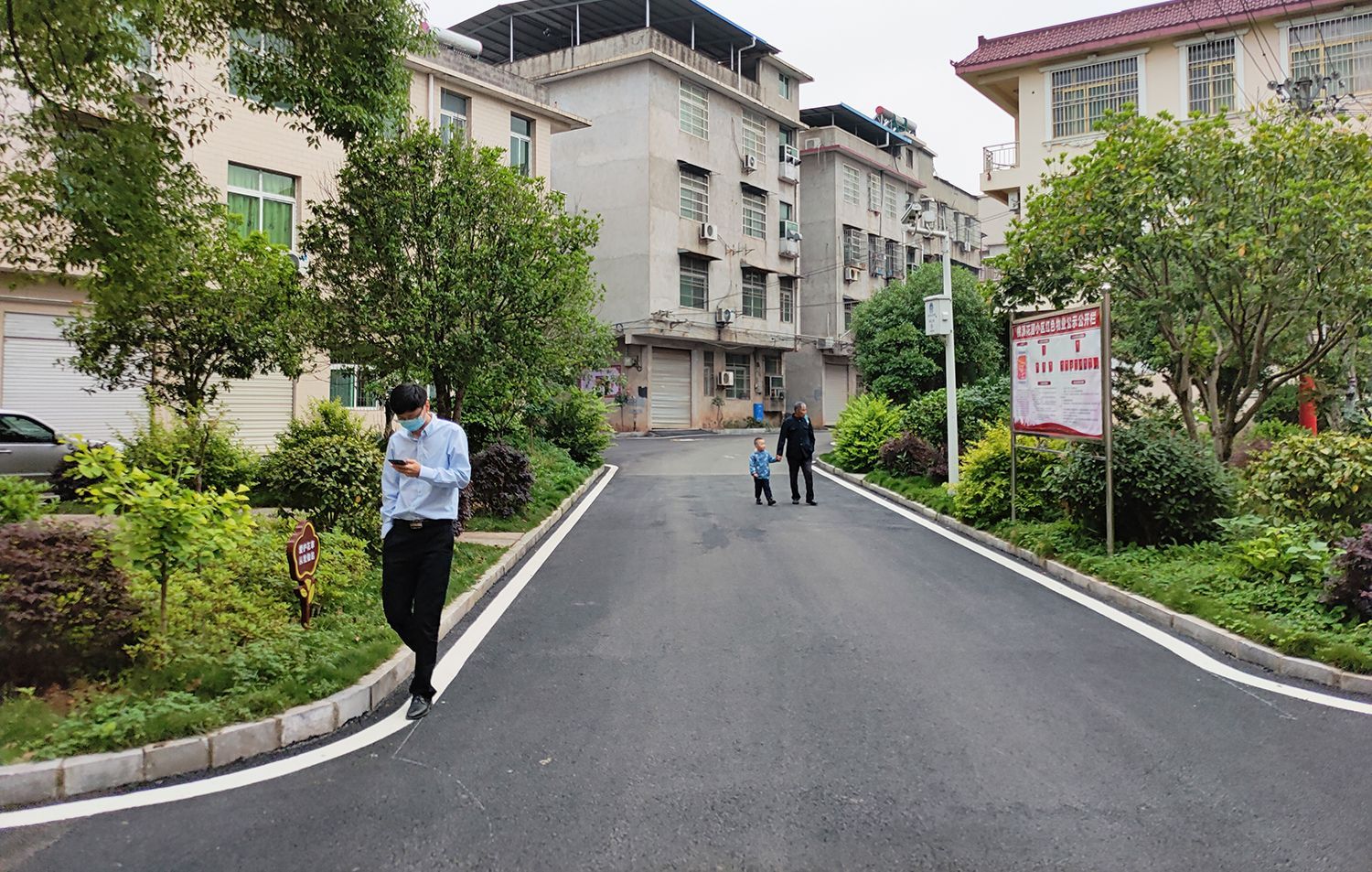 天城镇:桃溪花园小区"变身记"_云上崇阳