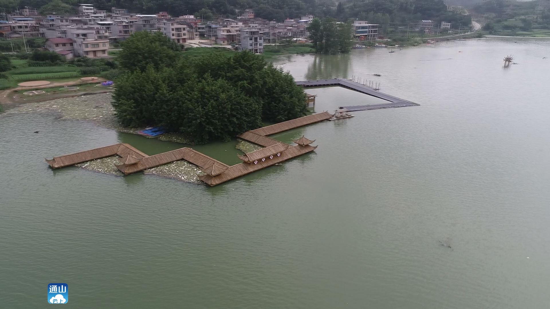 富水湖仙岛瑶池选址图片