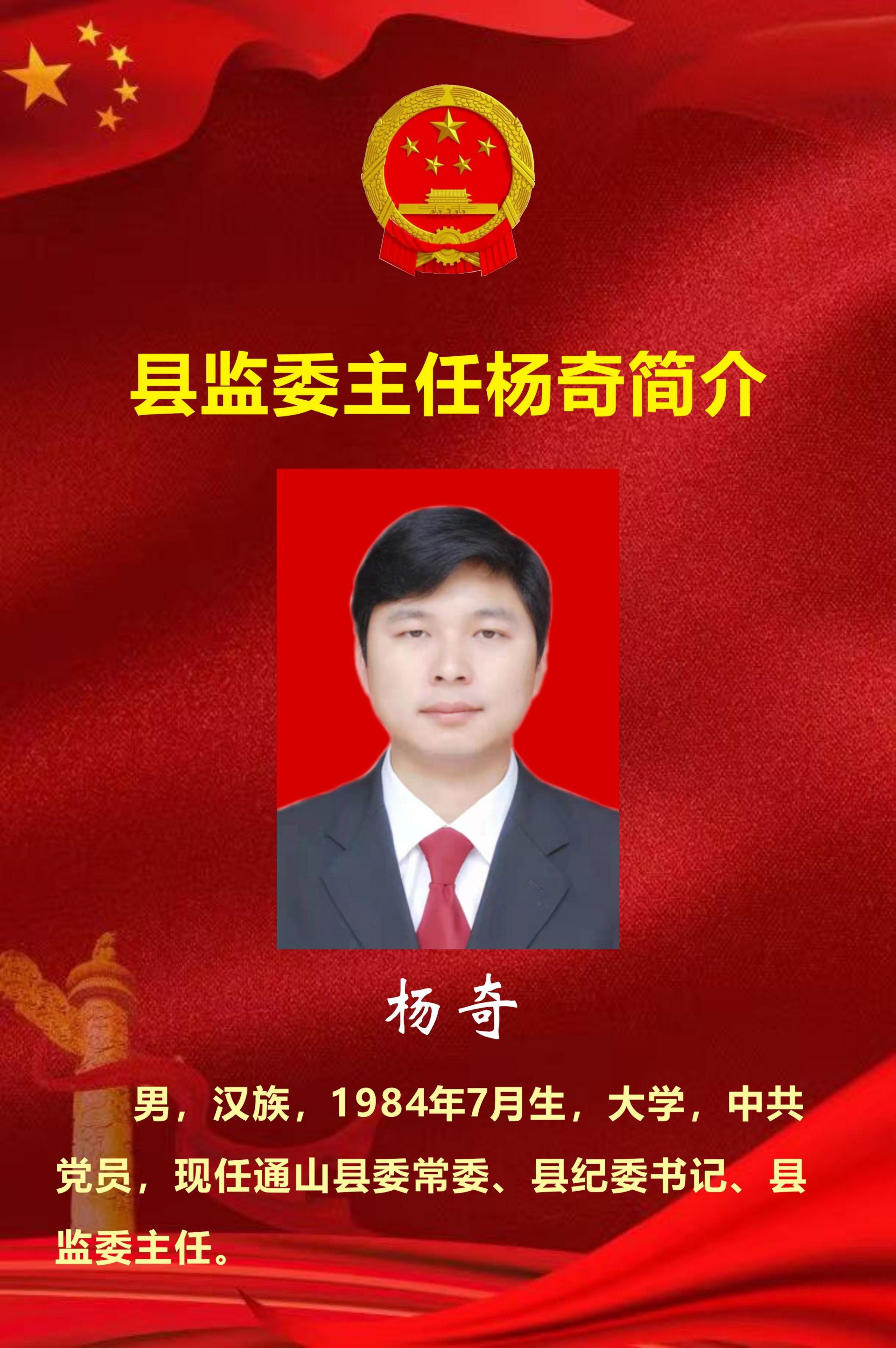 两会进行时新一届通山县监察委员会主任人民法院院长人民检察院检察长