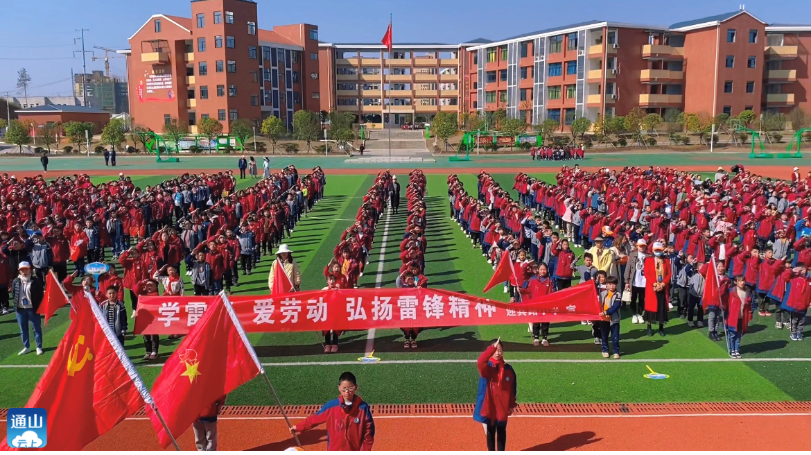 县迎宾路小学开展"学雷锋月"活动_云上通山