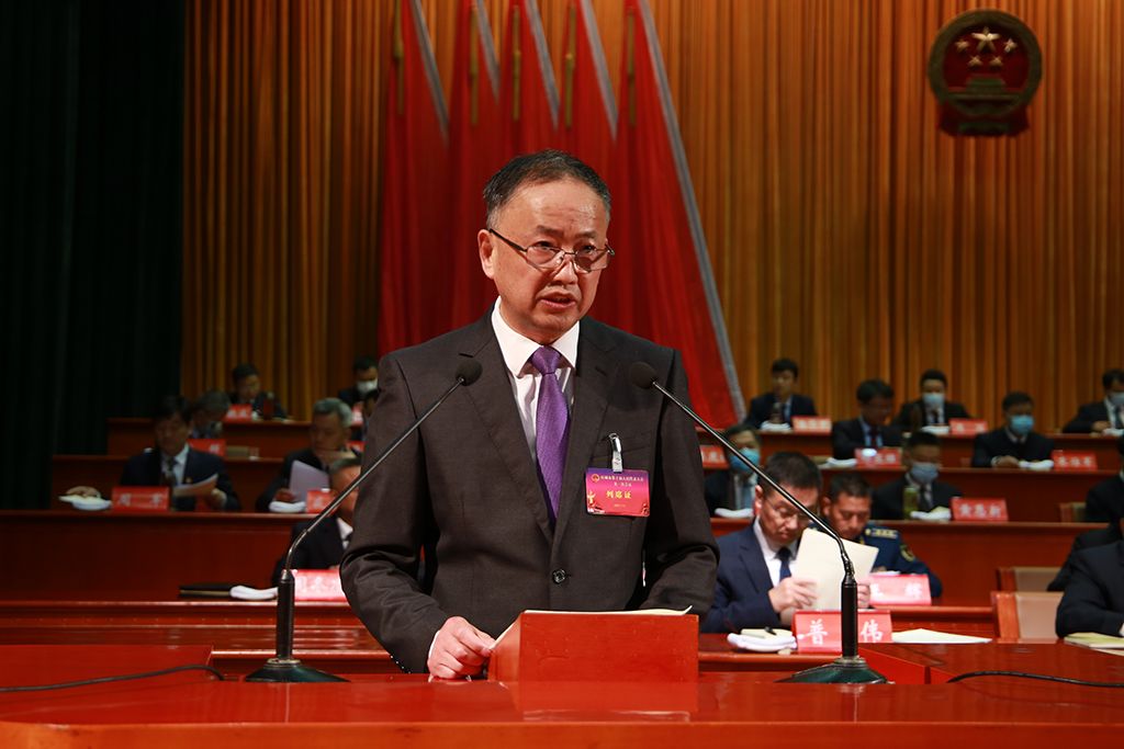 徐高峰主持大会▲应城市第十届人民代表大会第一次会议第二次全体