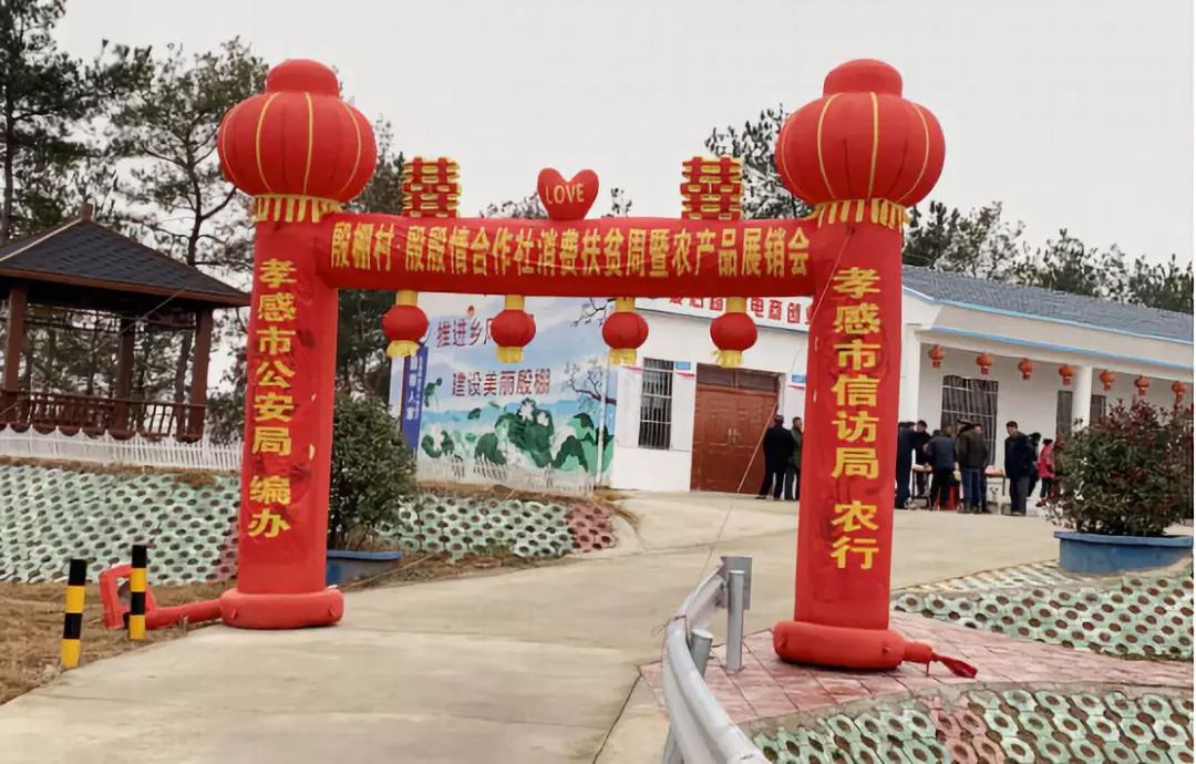 家门口的交易会安陆市洑水镇殷棚村举办农产品展销周活动