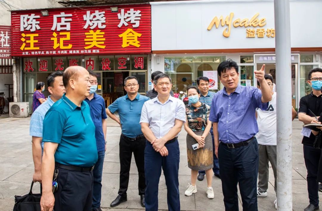 安陆丨李先乔调研督导五城同创包保路段环境综合整治情况