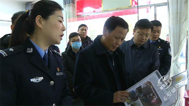 省委政法委副书记魏月明来赤调研