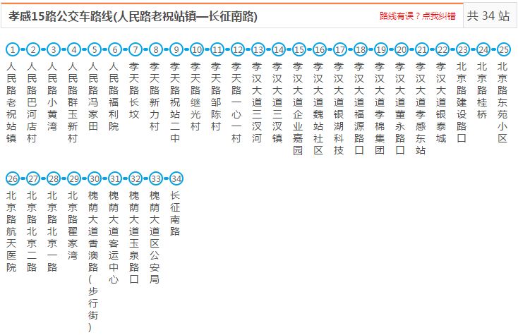 孝感公交15路车路线图图片