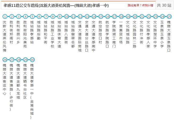 孝感公交19路车路线图图片