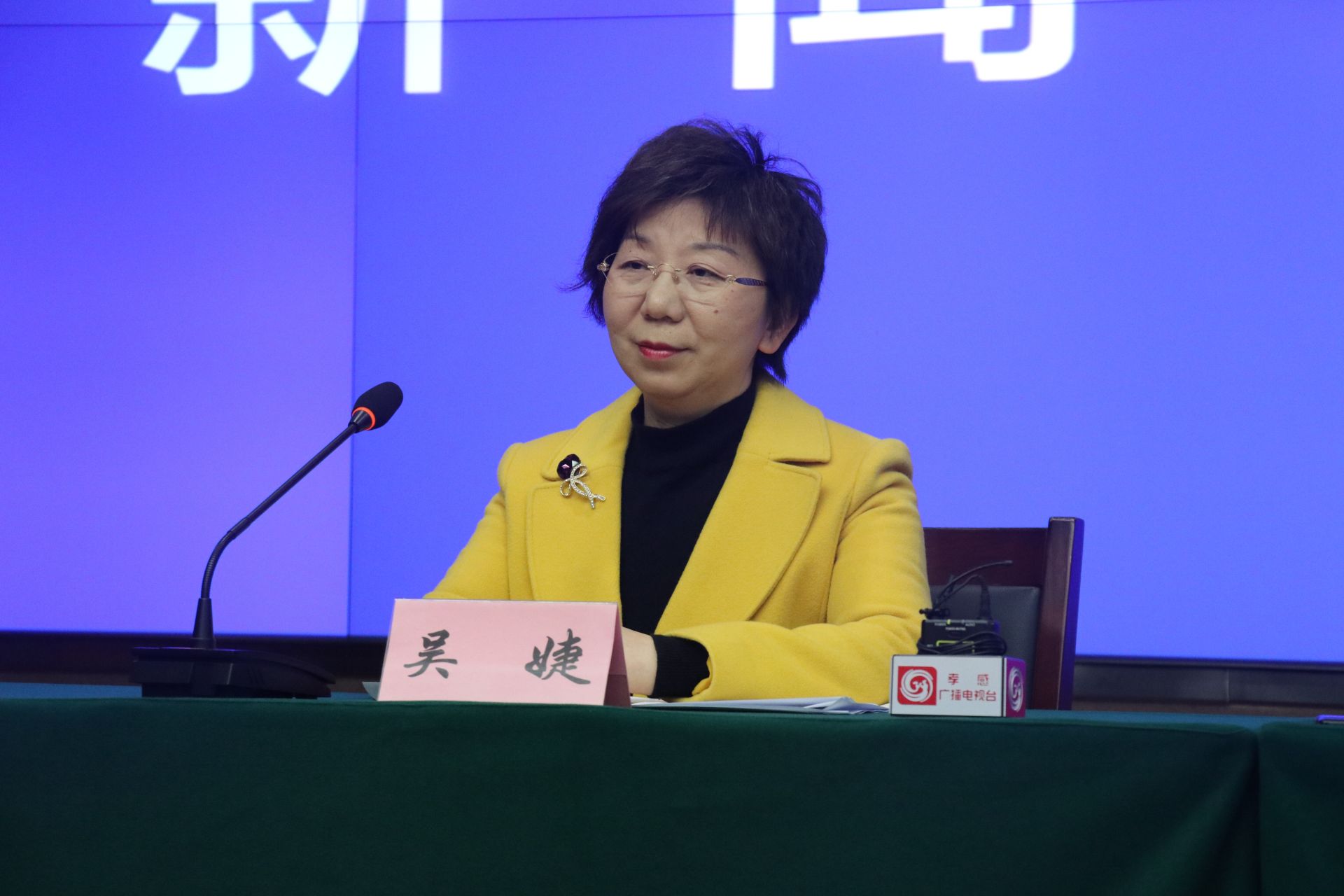 1月25日,孝感市召开新闻发布会,副市长吴婕,市疾控中心主任蔡全民向