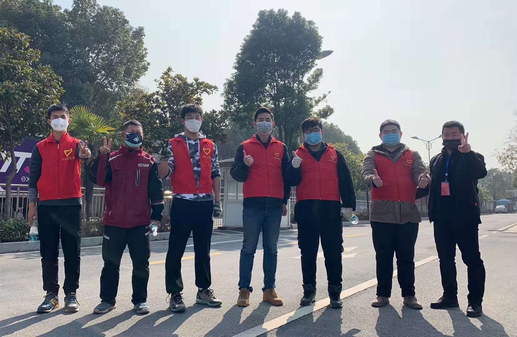 湖北孝感疫情防控孝南区青年志愿者在行动