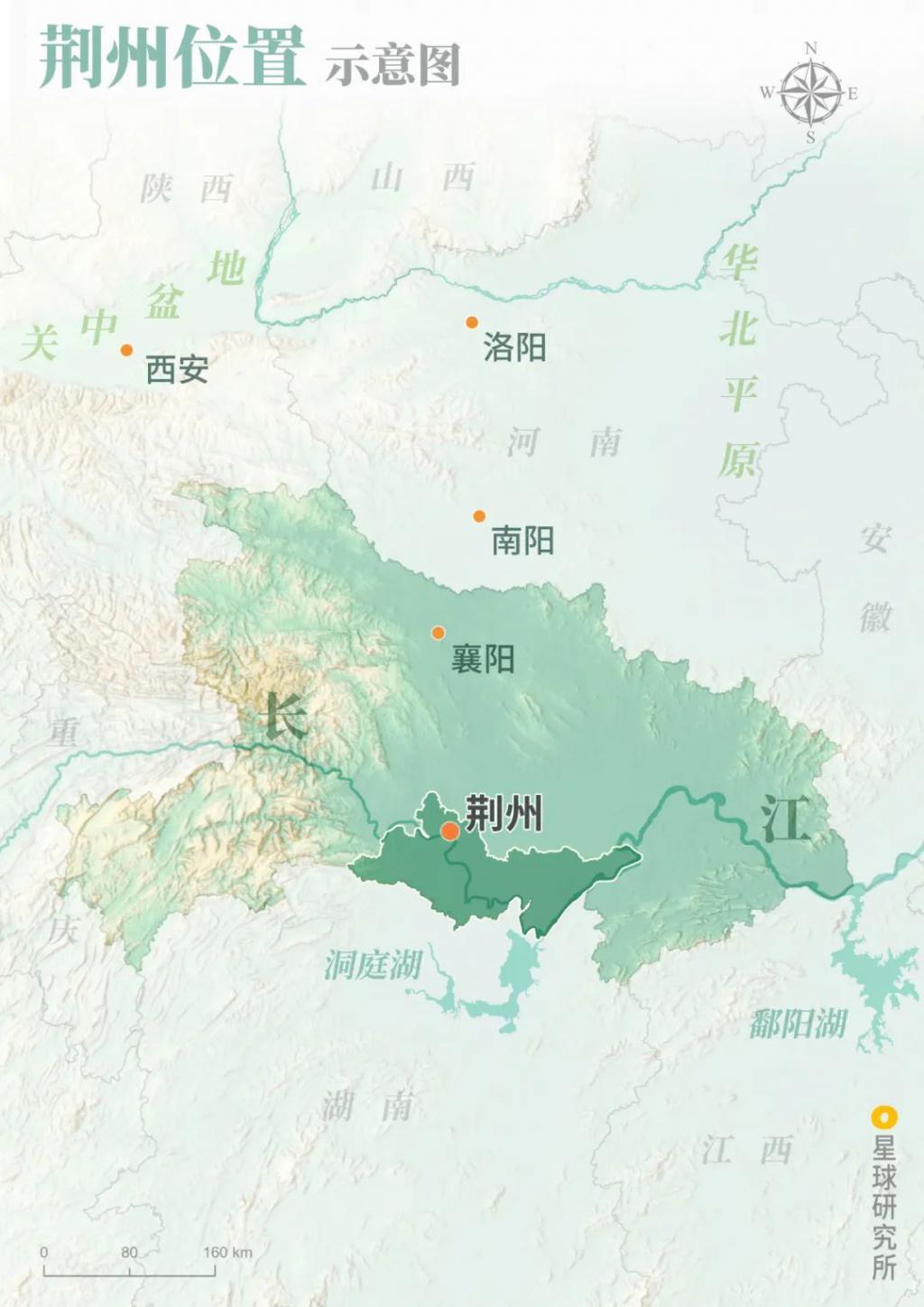 荆州位置图片
