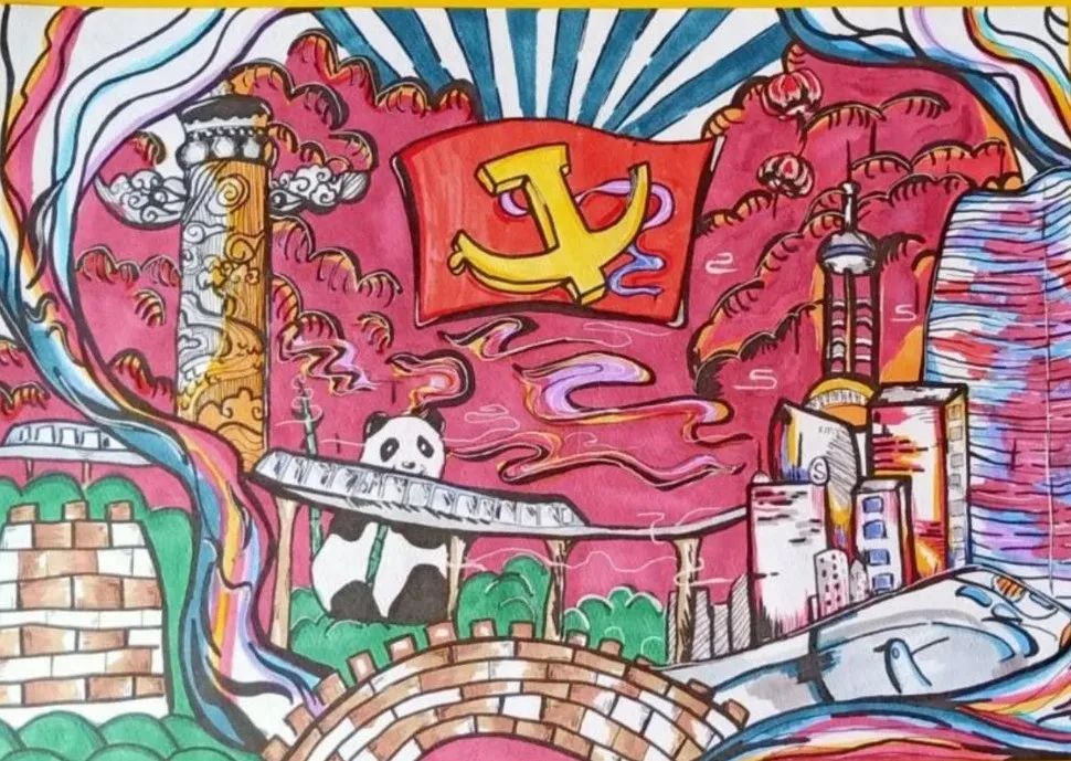 安陆市巧用水墨漫画画说宣讲党史67寓宣于画寓学于乐寓教于心