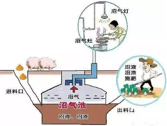 农村化粪池沼气利用图片