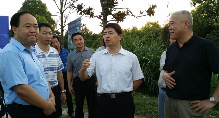 胡甲文调研汀泗河治理强力推进三清一整治行动