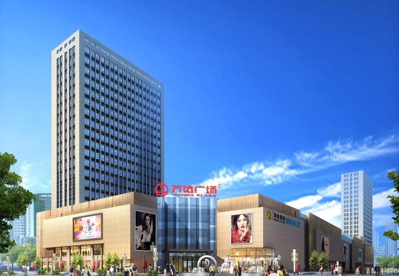 咸宁万达广场一年后开业记者探访项目施工现场