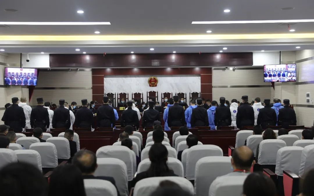 赵道贵等13人恶势力犯罪集团案在嘉鱼开庭