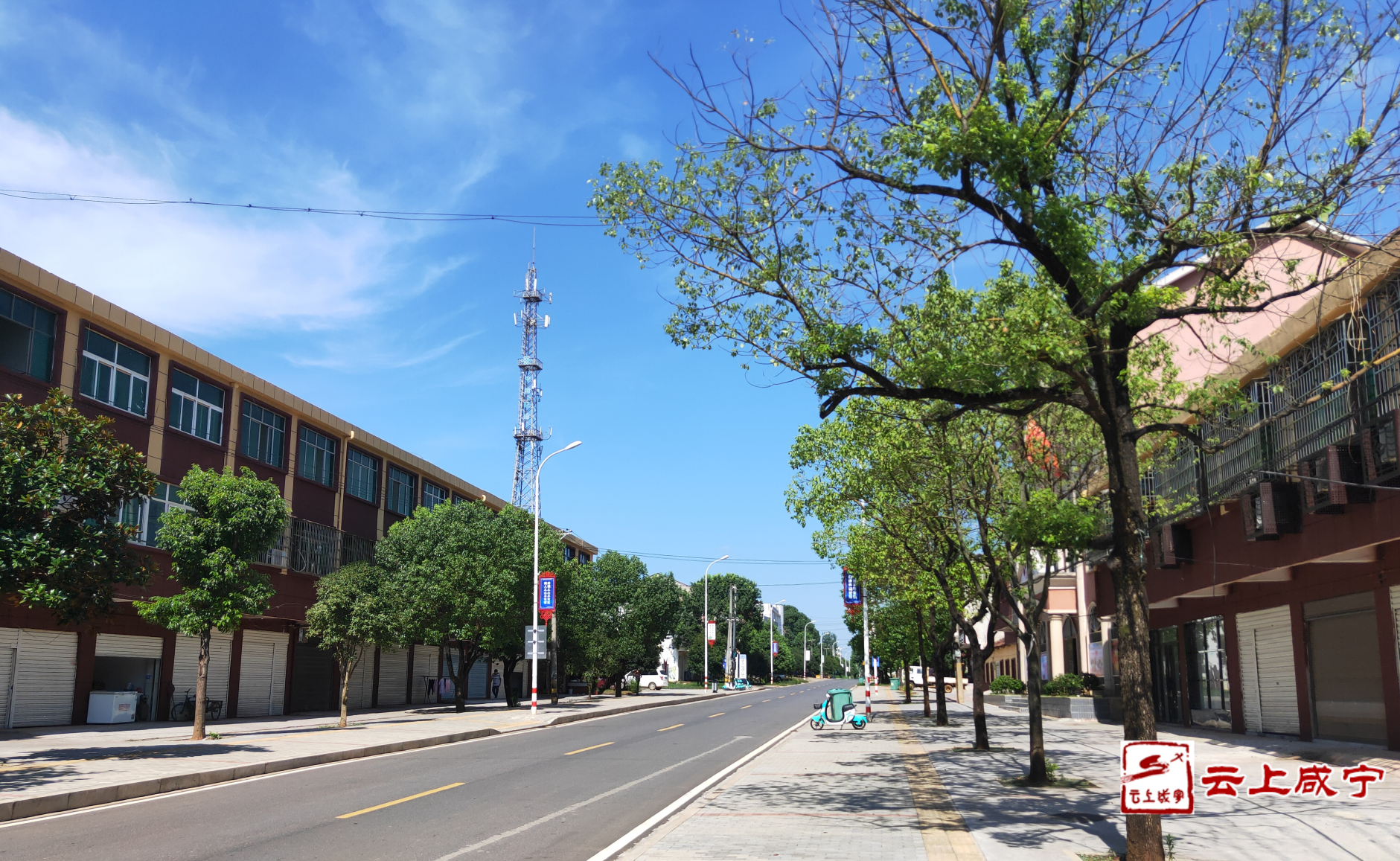 整治环境改造街面向阳湖镇旧貌焕新颜