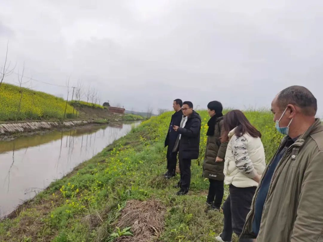 嘉鱼县副县长罗兴武赴峡港河开展脚步丈量巡查河湖行动